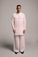Taj Linen Men's Saif Kurta Set On Sale