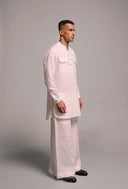 Taj Linen Men's Saif Kurta Set On Sale