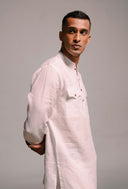 Taj Linen Men's Saif Kurta Set On Sale