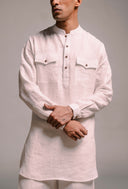 Taj Linen Men's Saif Kurta Set On Sale