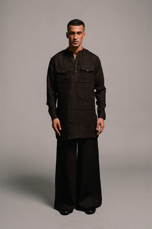 Linen Men's Saif Kurta Set