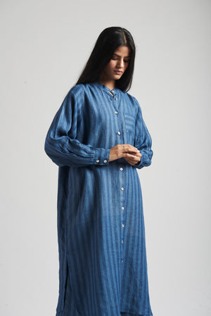 Malhar Linen Shirt Dress