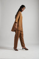 Ellora Linen Short Kurta Set On Sale