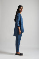 Malhar Linen Short Kurta Set On Sale