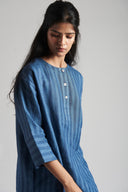 Malhar Linen Short Kurta Set On Sale