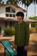 Kai Linen Men's Oxford Shirt – Slim Fit - Sale