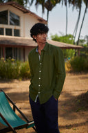 Kai Linen Men's Oxford Shirt – Slim Fit - Sale