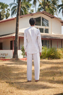 Undyed Boldstripe Linen Men's Oxford Shirt – Slim Fit - Sale