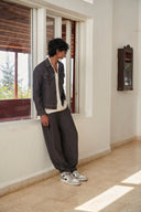 Graphite Linen Men's Jogger Pants - Sale