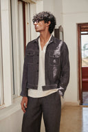 Graphite Linen Men's Jogger Pants - Sale