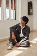 Graphite Linen Men's Jogger Pants - Sale