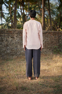 Graphite Linen Men's Baggy Pants - Sale