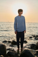 Sky Linen Men's Shirt Kurta - Sale