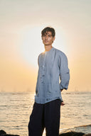 Sky Linen Men's Shirt Kurta - Sale