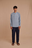 Sky Linen Men's Shirt Kurta - Sale