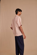 Blush Linen Men's Popover Shirt - Sale
