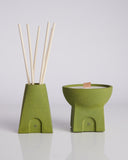 Saanj Soy Candle & Reed Diffuser Set