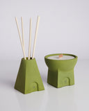 Saanj Soy Candle & Reed Diffuser Set
