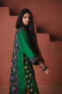 Panna Linen Multi-Panelled Kurta Set - Sale
