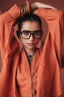 Marigold Co-Linen Dolman Shirt