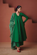Paan Co-Linen Embroidered Pocket Kurta Set