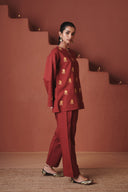 Brick Co-Linen Farsi Kurta Set