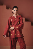 Brick Co-Linen Farsi Kurta Set