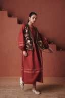 Brick Co-Linen Sack Dress - Sale