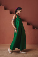 Paan Co-Linen Flared Dress