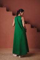 Paan Co-Linen Flared Dress