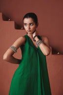 Paan Co-Linen Flared Dress