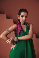 Paan Co-Linen Flared Dress