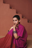 Orchid Co-Linen Kaftan Dress