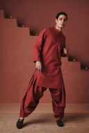 Brick Co-Linen Men's Classic Kurta - Sale