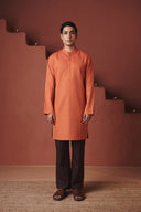Marigold Co-Linen Men's Classic Kurta - Sale