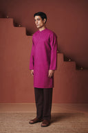 Orchid Co-Linen Men's Classic Kurta - Sale