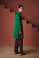 Coffee Buta Co-Linen Men's Pleated Tapered Pants - Sale