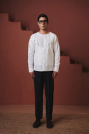 Vanilla Co-Linen Men's Angrakha Shirt