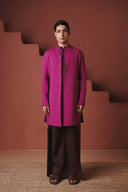 Orchid Co-Linen Men's Long Jacket