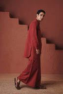 Brick Co-Linen Men's Saif Kurta Set