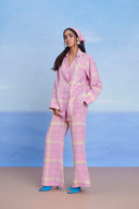 Cassata Linen Bell Bottom Pants