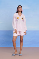 Fleur Linen Billow Shorts - Sale