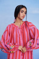 Amalfi Linen Puff Sleeves Dress - Sale