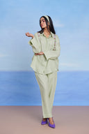 Pista Linen Pleated Pants - Sale
