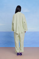 Pista Linen Pleated Pants