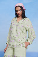 Pista Linen Billow Shorts Set