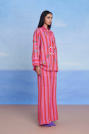 Amalfi Linen Bell Bottom Pants - Sale