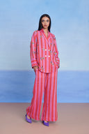 Amalfi Linen Blazer Shirt Set