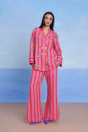 Amalfi Linen Bell Bottom Pants - Sale