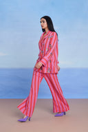 Amalfi Linen Bell Bottom Pants - Sale